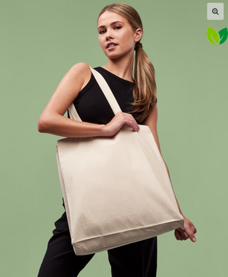 Recycled Premium canvas spacious shopingbag RL670