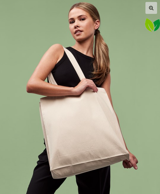Recycled Premium canvas spacious shopingbag RL670