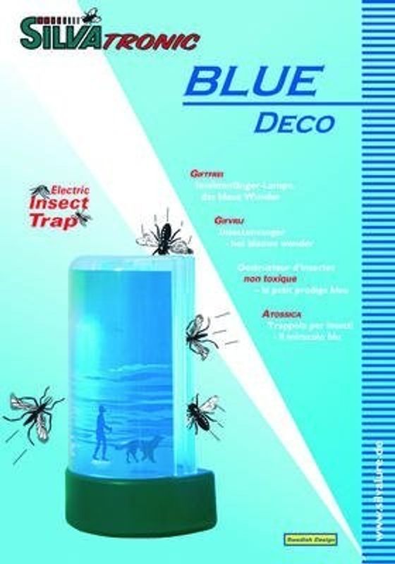 Blue Deco Elektrisk insektsfångare med utbytbar dekorfront
