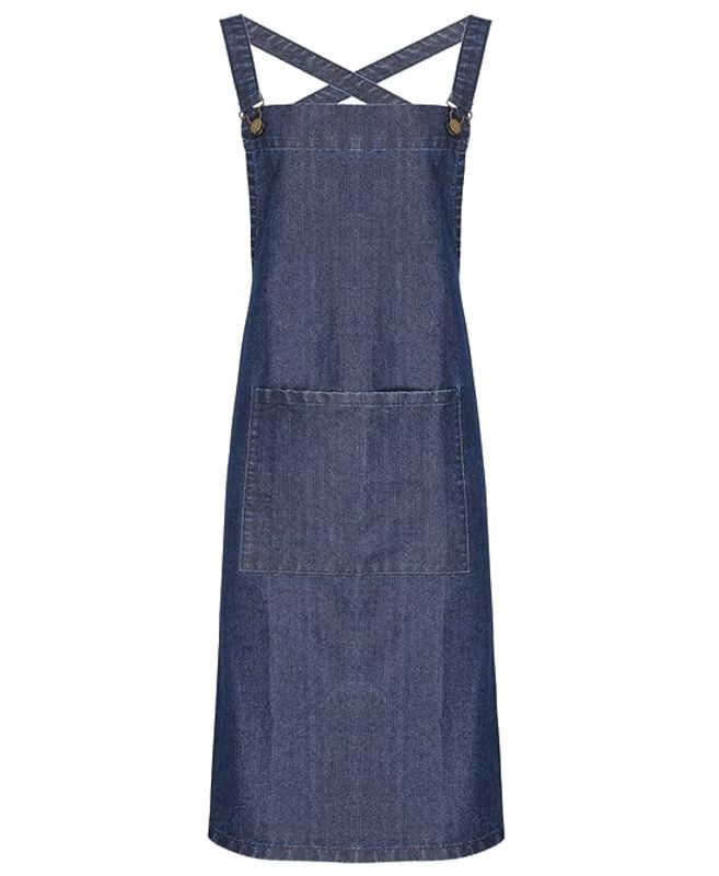 Barista bröstförkläde med korsrygg P129