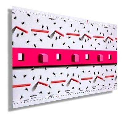 Flugfälla limark 3D-mönster Flycontroll Cattle sheet