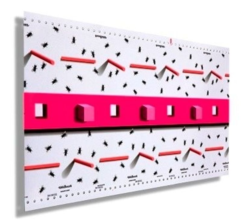 Flugfälla limark 3D-mönster Flycontroll Cattle sheet