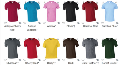Softstyle™ ringspunnen t-shirt GD001