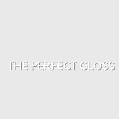 "The Perfect Gloss" - Dekal stor 300x20