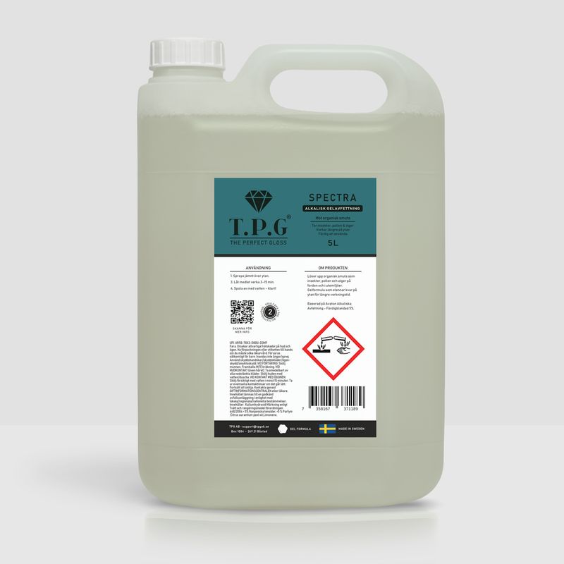 Spectra - Alkalisk Gelavfettning 5L - NYHET