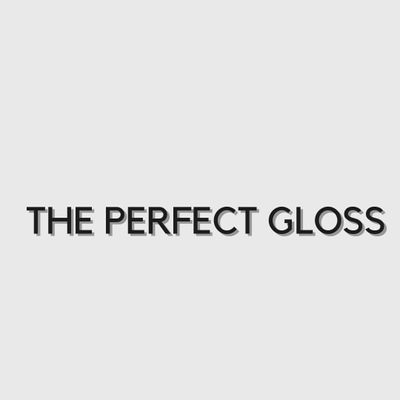 "The Perfect Gloss" - Dekal liten 200x14