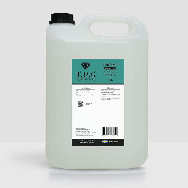 NYHET: Turismo Gel - Fönsterputs 5L