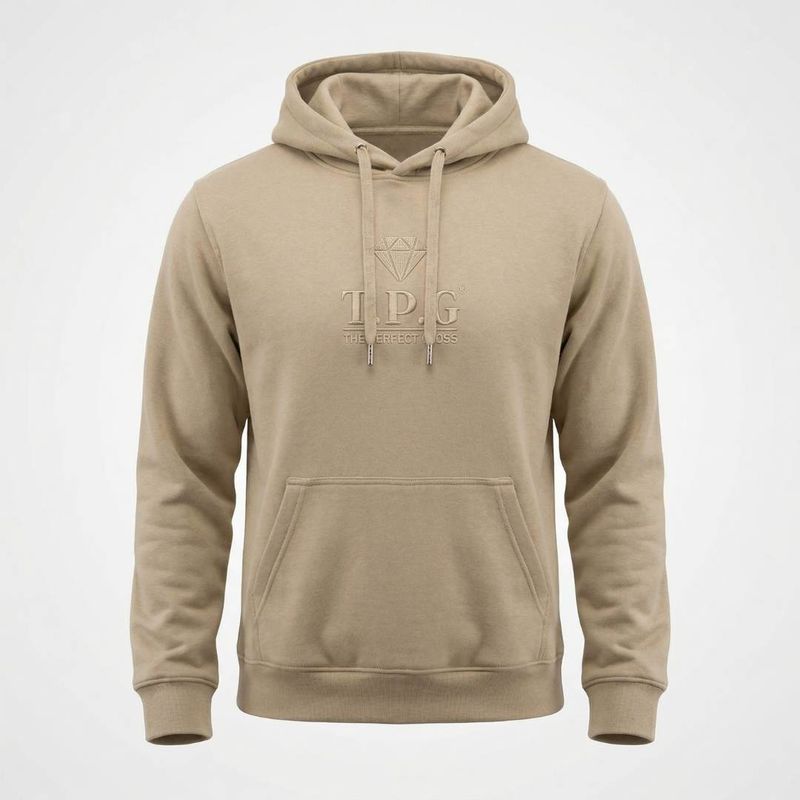 Hoodie TPG Beige | Beige brodyr