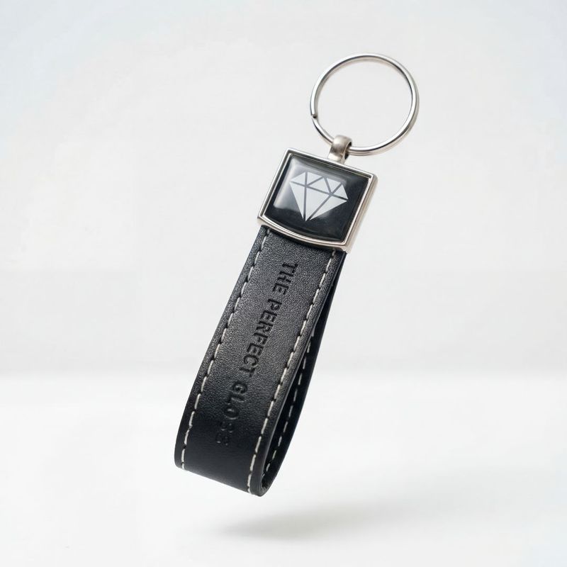TPG Nyckelring Premium i läder