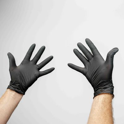 Svarta Nitrilhandskar 100-pack