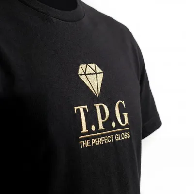 Svart T-shirt | Beige brodyr