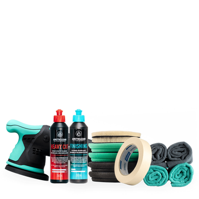 Polerpaket - oscillerande polermaskin 15/125 mm + 150mm