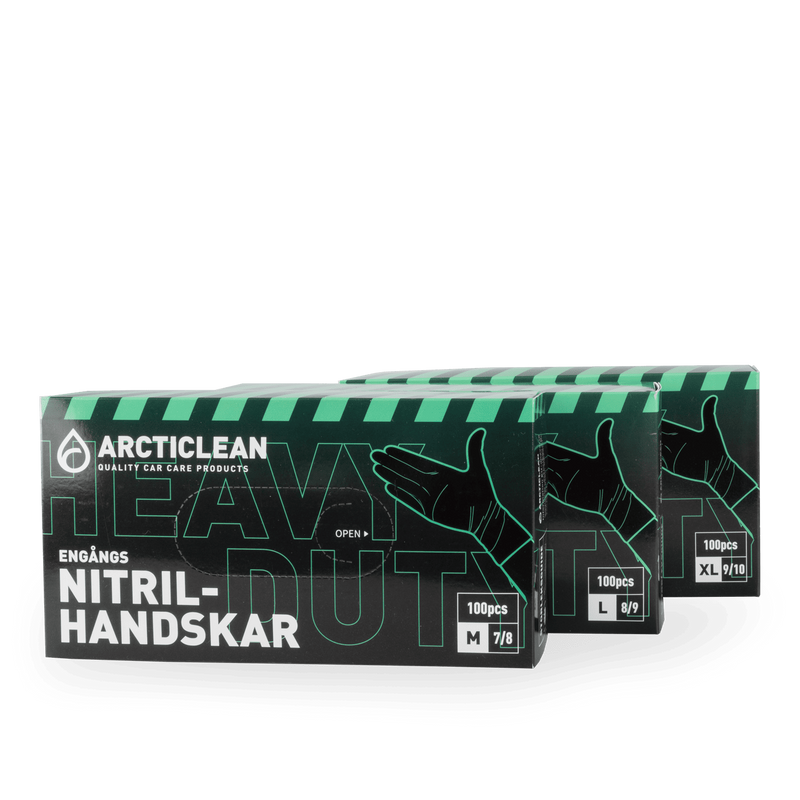 Nitrilhandskar - svarta M, L, XL, 100st