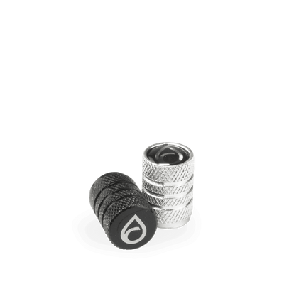 4x Ventilhattar Premium - Svart/Silver