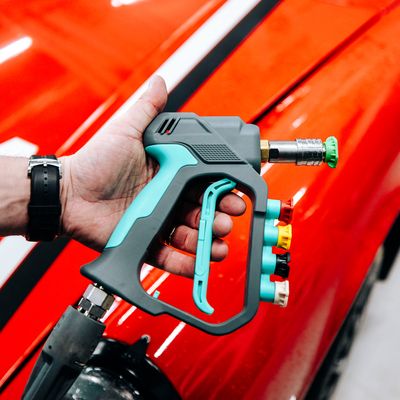 Hydro gun, Högtryckshandtag - Pistolgrepp med munstyckeshållare