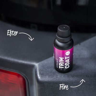 Keramisk plastbehandling - Trim coat