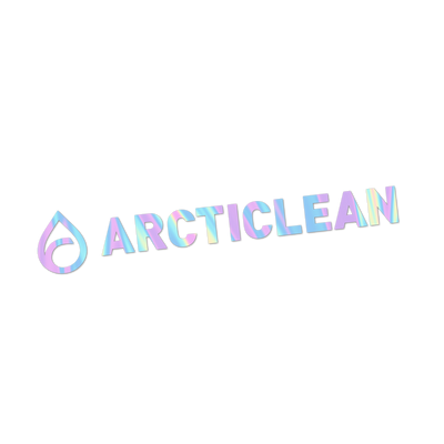 Arcticlean - Sticker utskuren olika färger, 25 cm
