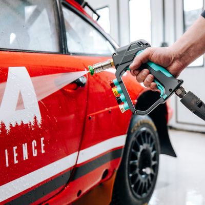 Hydro gun, Högtryckshandtag - Pistolgrepp med munstyckeshållare