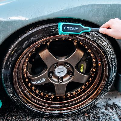 Tyre & rim brush - multiborste