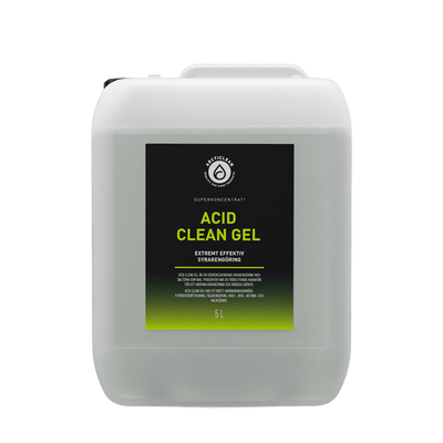 Acid clean gel