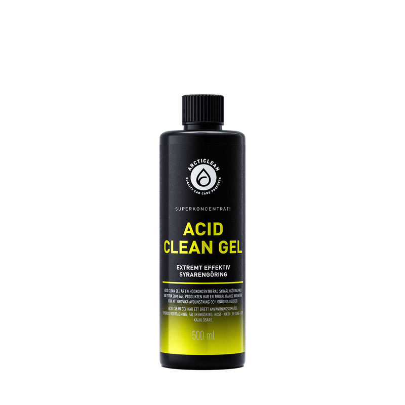 Acid clean gel