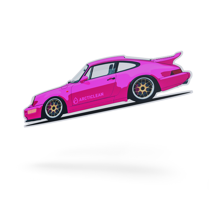 Air freshener - Porsche 964 Rubystone