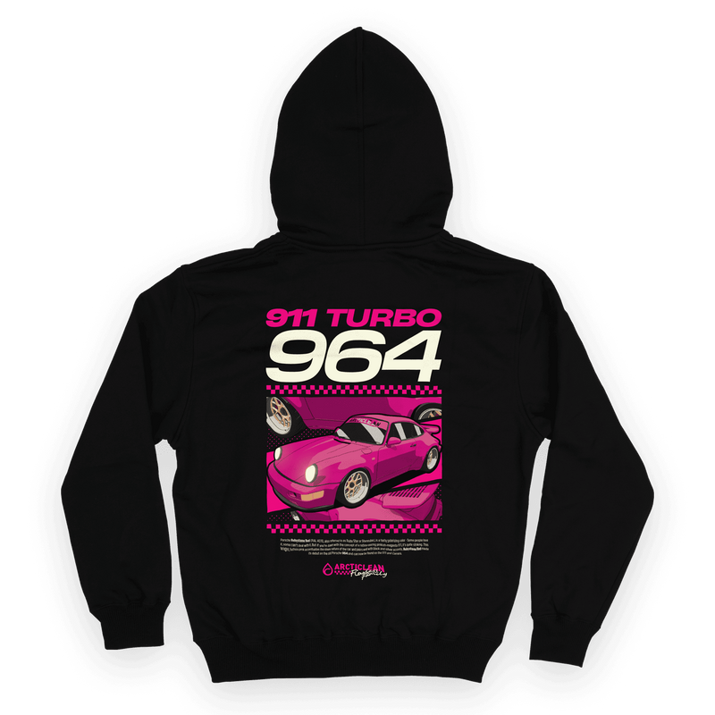 Porsche 964 Rubystone red hoodie - S-3XL