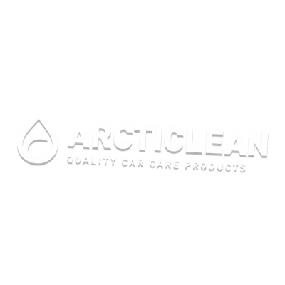 Arcticlean - Sticker utskuren vit/svart, 25 cm