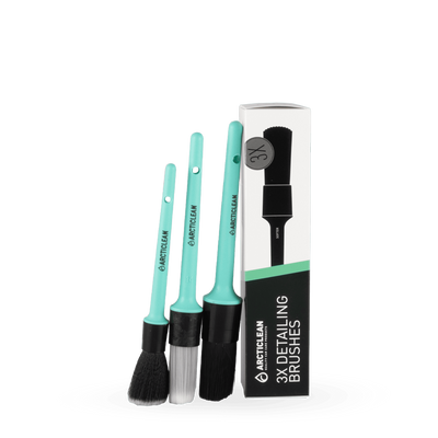 3x detailing brushes - penselset