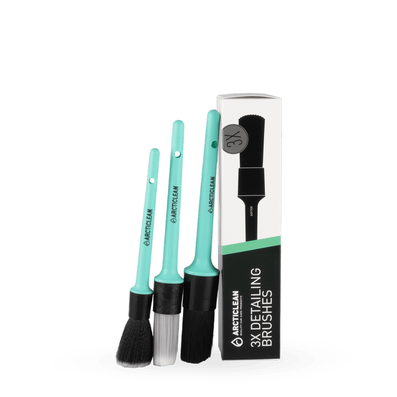 3x detailing brushes - penselset