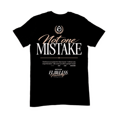 Not one mistake t-shirt svart - S-3XL