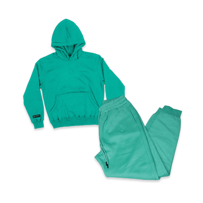 Hoodie + sweatpant turkos