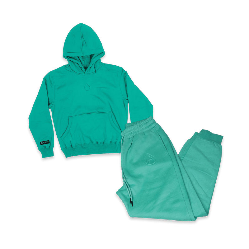 Hoodie + sweatpant turkos