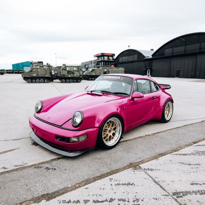 Porsche 964 Rubystone red hoodie - S-3XL