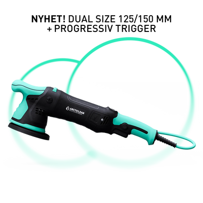 NY!  Polermaskin oscillerande - AC/DA15-125/150 V2 Progressiv DUAL SIZE