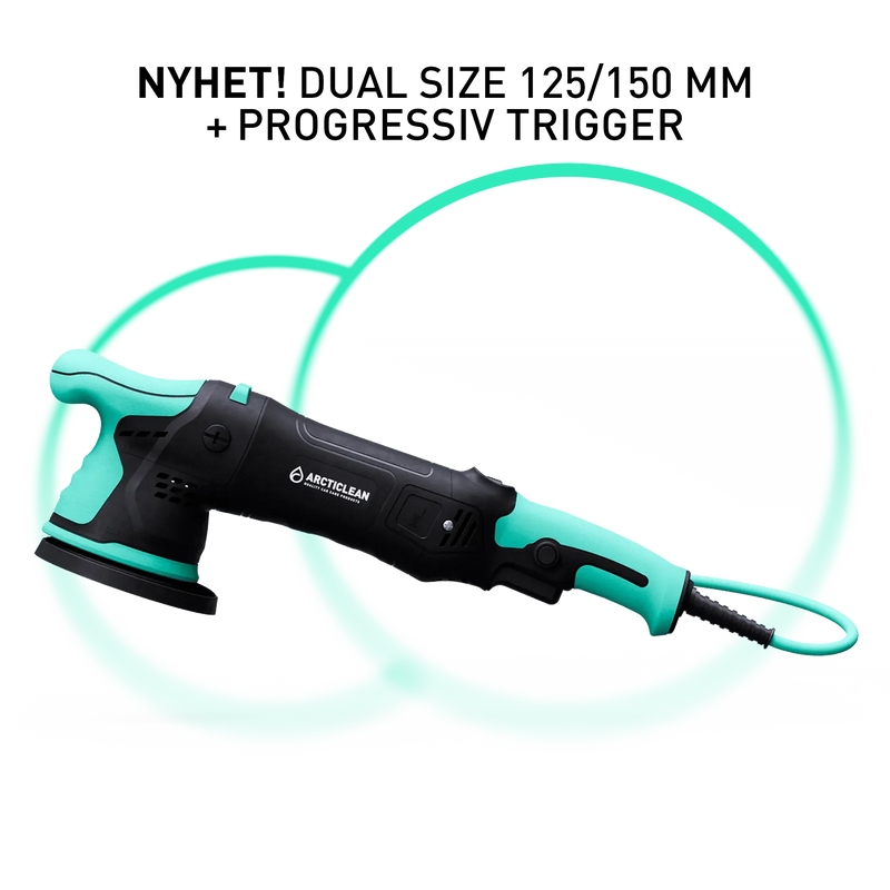 NY!  Polermaskin oscillerande - AC/DA15-125/150 V2 Progressiv DUAL SIZE