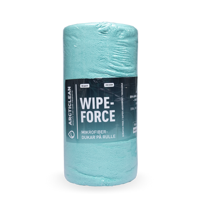 Ny! Wipe Force - mikrofiberdukar på rulle 250GSM