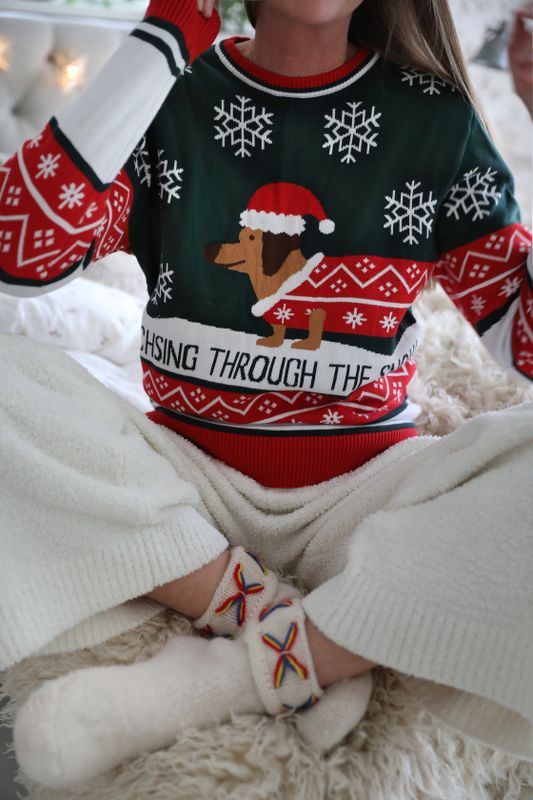 Dashing trough.. jultröja unisex