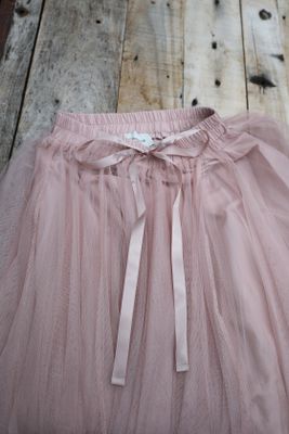 Gammelrosa ballerinakjol i tyll