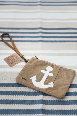 Handgjord clutch med ankare