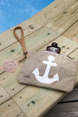 Handgjord clutch med ankare