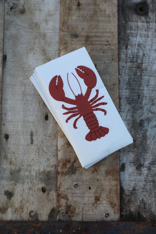 Västkust servetter med hummer