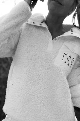 Skärgårdsbris teddytröja offwhite