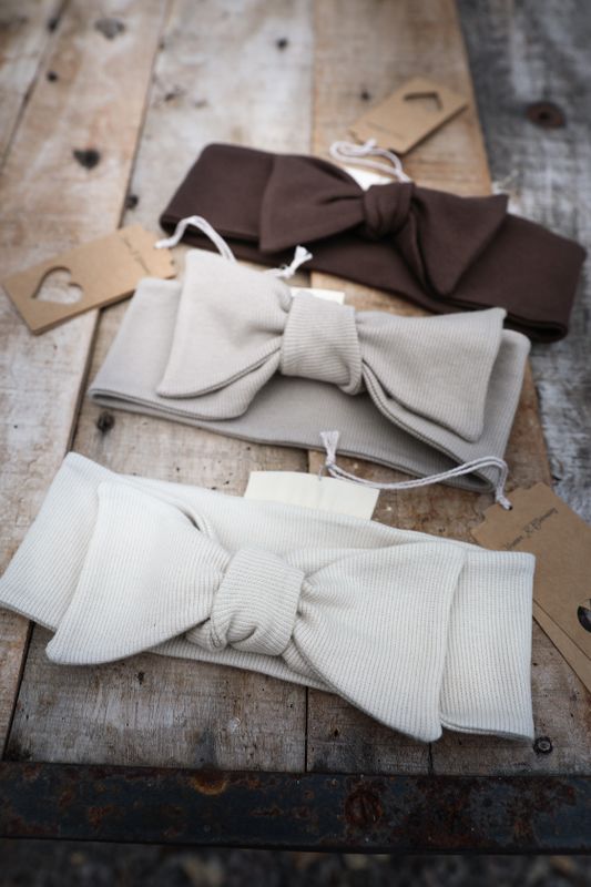 Heavenly rib bow hårband