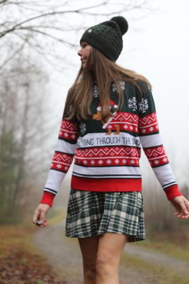 Dashing trough.. jultröja unisex