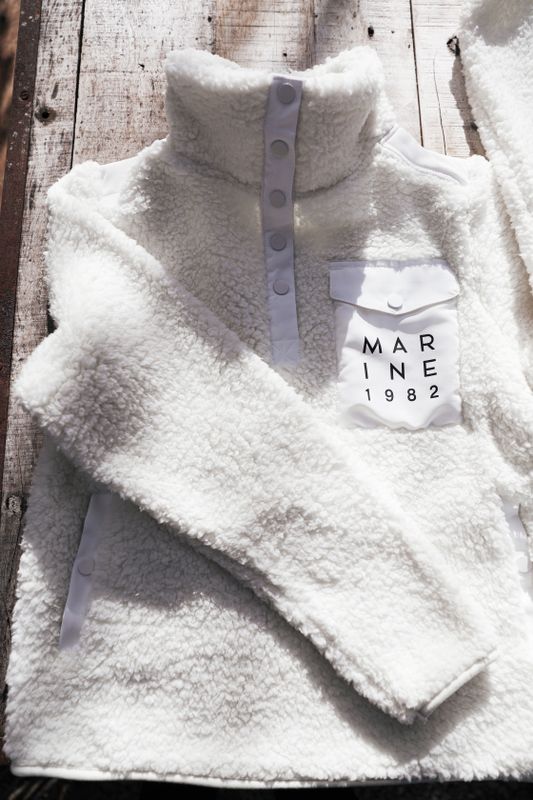 Skärgårdsbris teddytröja offwhite