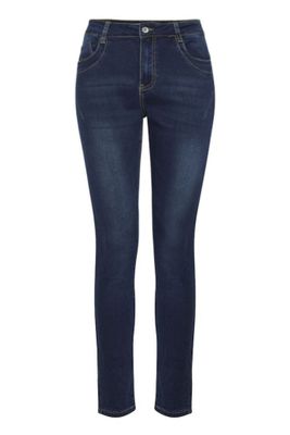 Jeans i favoritmodell mörkblå