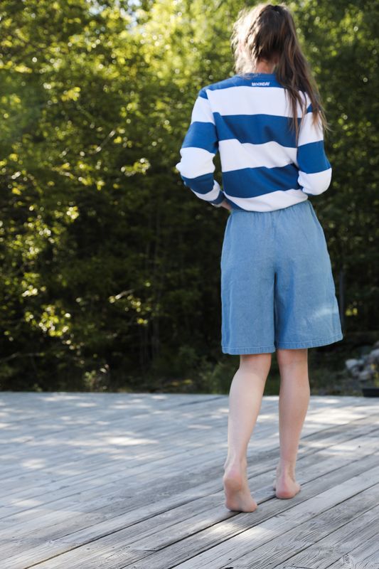 chambray shorts 1