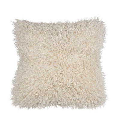 Fluffy, soft pillowcase in off-white