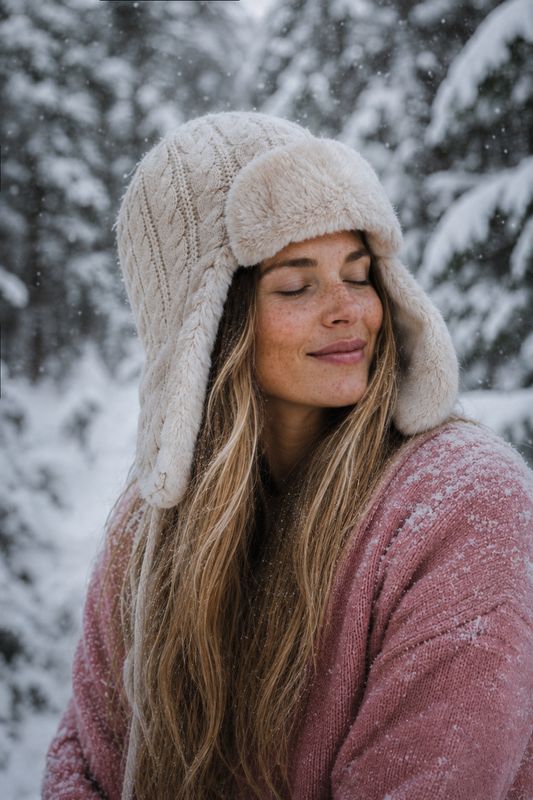 Anna i vinterskog